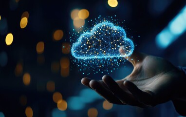 Developer deploying a website via a cloud platform, modern web hosting process, seamless integration