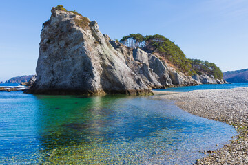 Fototapeta premium 日本の風景 岩手県宮古市 浄土ヶ浜 
