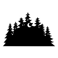 Fototapeta premium Forest Stars