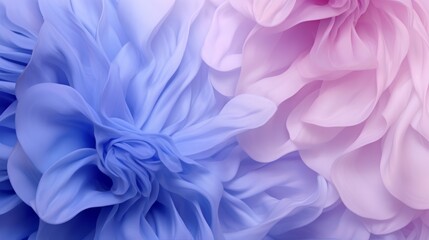 A beautiful blend of periwinkle and cornflower colors fills the background, showcasing soft, flowing floral textures that evoke a serene atmosphere