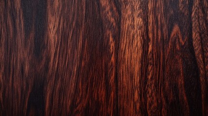 Dark mahogany wood with a glossy sheen 