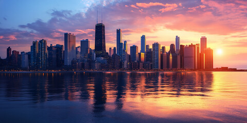 Obraz premium Beautiful Chicago 