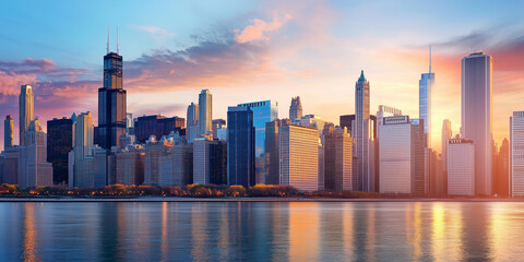 Obraz premium Beautiful Chicago 