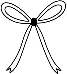 Decorative String Ribbon Outline