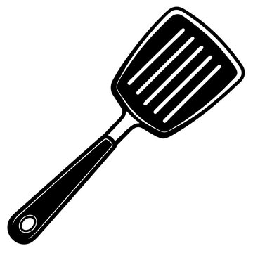recommend clip art: Spatula Silhouette vector art