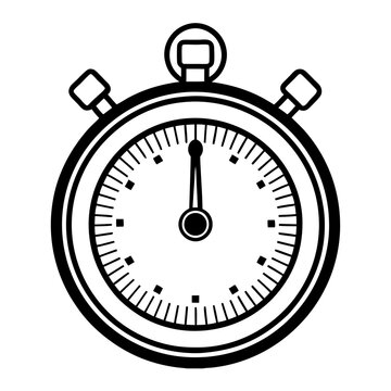 recommend clip art: stopwatch silhouette vector art