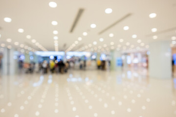Bokeh of the shopping mall