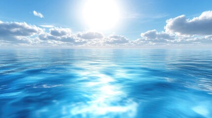 Obraz premium blue sky ocean