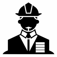 Architect Black silhouette