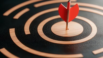 Corporate strategy, key performance indicators, goal alignment, 3D illustration