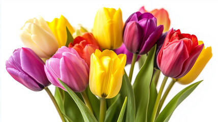 Naklejka premium bouquet of tulips 