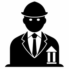 Banker Black silhouette