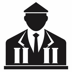 Banker Black silhouette