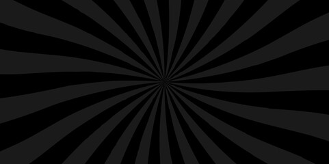 Abstract minimal sunny spotlight vector gradient ray sunburst glow dark black summer explosion texture background.	
