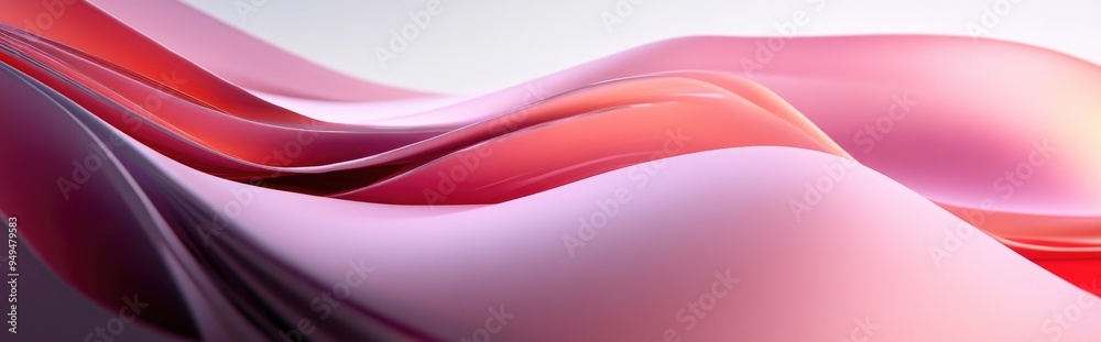 Aufkleber elegant minimalist abstract background 3d illustration 3d rendering
