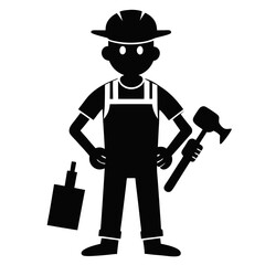 Carpenter Black silhouette