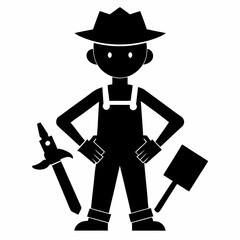 Carpenter Black silhouette