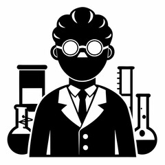 Chemist Black silhouette