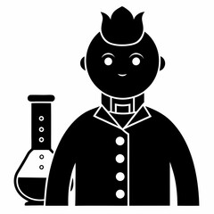 Chemist Black silhouette