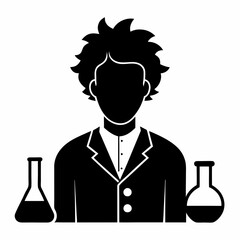 Chemist Black silhouette