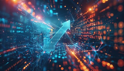 Obraz premium Within a hightech simulation