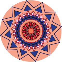 Easy to edit vector set of Indian traditional design concept of rangoli ,alpona, kolam, mandala line art.