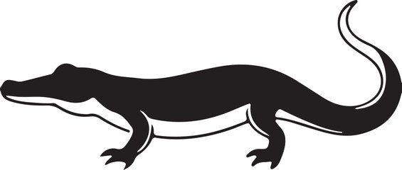 crocodile isolated  Vector, crocodile Silhouette, crocodile icon set, crocodile logo ,Vector illustration, Vector Graphic, EPS 10 , clip art work,