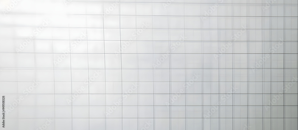 Sticker White graph paper texture ideal as a background for a copy space image