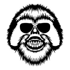 Orangutan In Sunglasses