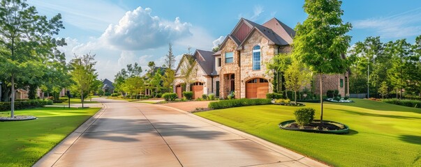 Luxurious mansion surrounded by lush green landscape.