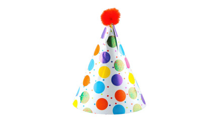 Party hat isolated on white background 