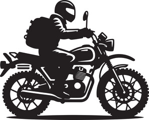 Silhouette of a motorcycle © AM DESIGN POINT