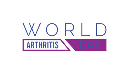 World Arthritis Day is observed every year on October. Medical Healthcare Awareness concept. background, placard, banner template Vector illustration design.