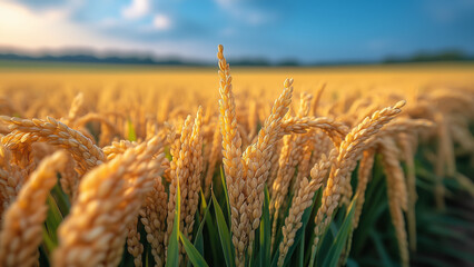 秋 米 稲作 田んぼ