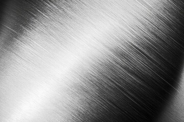 Silver Stainless Steel Texture Background , ai