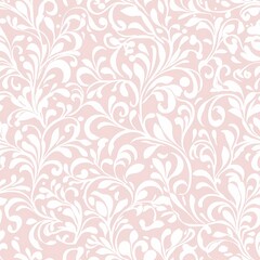 Elegant floral pattern in soft pink and white for a delicate touch.