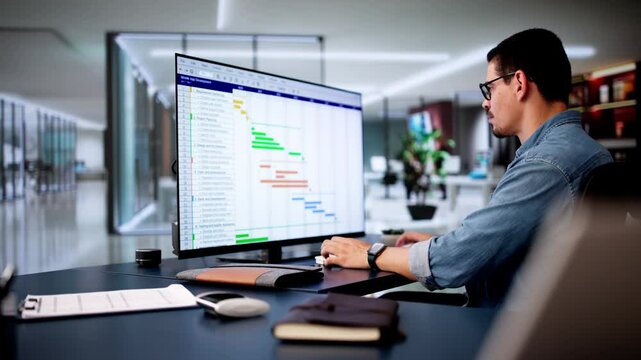 Kanban Project Management Software On Laptop
