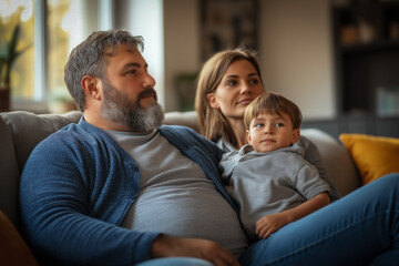 Obraz premium Obese Family