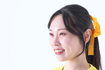 笑顔のチアガール