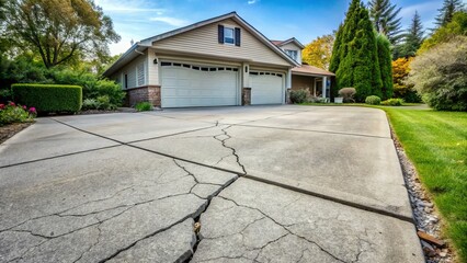 Cracked concrete driveway rehabilitation aging concrete repair restore old pavement cracked driveway repair solutions durable solutions exterior renovation improve safety cracked driveway repair tips