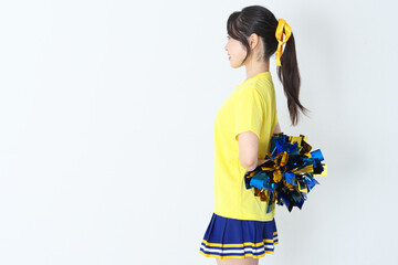 笑顔のチアガール