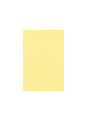 Rectangular sticky note with shadow. yellow color