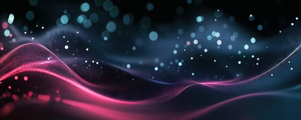 Obraz premium Digital background, can be used in the description of network abilities, technological processes, digital storages, science, education, etc. 