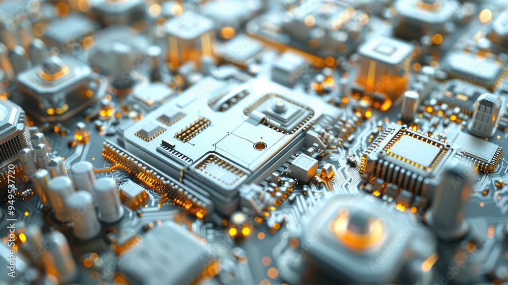 Leinwandbilder explore the use of advanced materials in the construction of stacked circuitry to enhance electron m