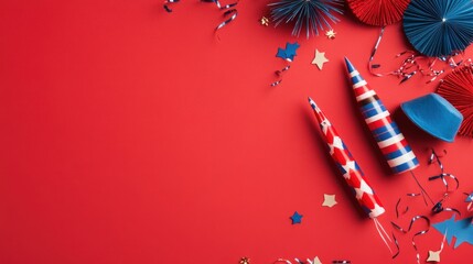 Fototapeta premium Patriotic Celebration Decorations