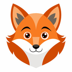 fox vector, logo, silhouette,fox head logo vector 