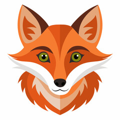 fox vector, logo, silhouette,fox head logo vector 