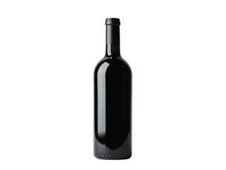 Red Wine Bottle on Abstract Background