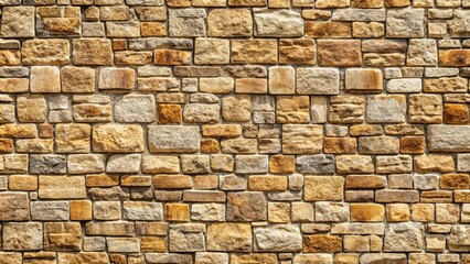 Obraz premium Seamless ashlar old stone wall texture background perfect for architectural projects