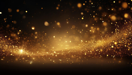 Obraz premium 光 キラキラ パーティクル 美しい